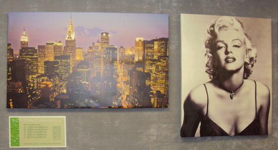 Canvas Print - New York Skyline, Marilyn Monroe