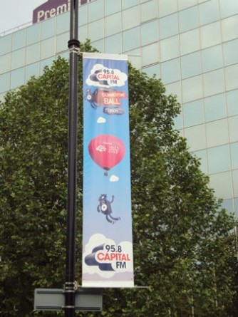 Capital Summertime Ball - Lamppost Banners