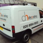 Vauxhall Combo Van Graphics - DH Decorating Vauxhall Combo Van Graphics - DH Decorating