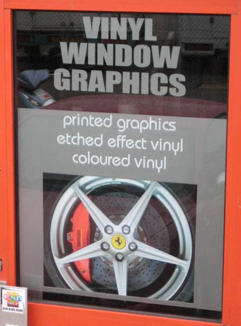 Vinyl Window Graphics