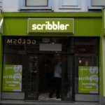 Illuminated Shop Sign - Scribbler Leeds