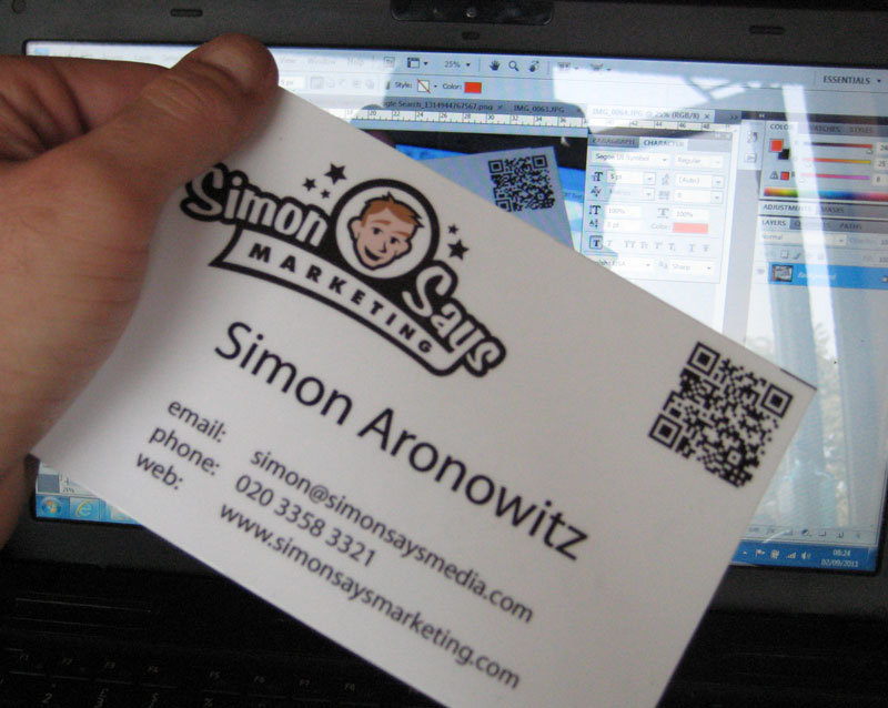 Giant Foamex Business Cards